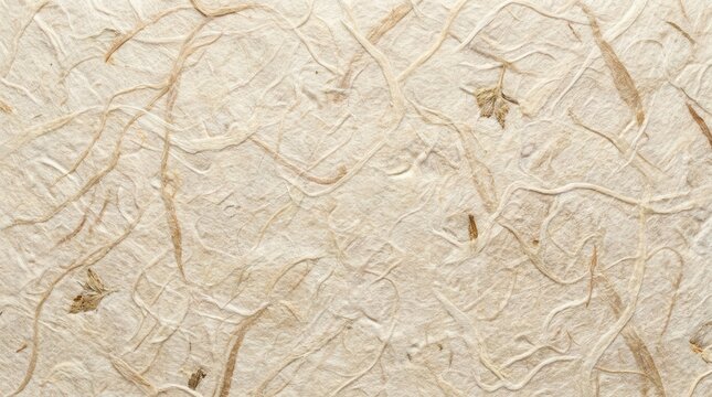 Organic texture of natural fibers arranged on an earthy background for natural aesthetics