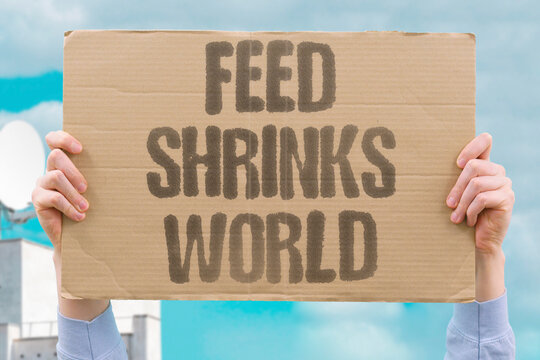 "Feed shrinks world" Hyper-personalization reduces exposure to difference. HYPER. PERSONAL. REDUCE. DIFFERENCE. WORLD.