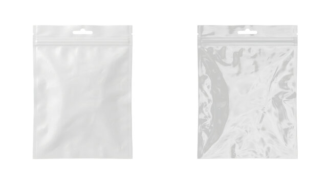 White Matte vs Black Glossy Plastic Packaging Bags