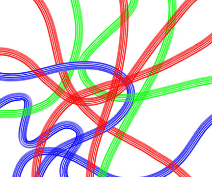 abstract lines with primary color 