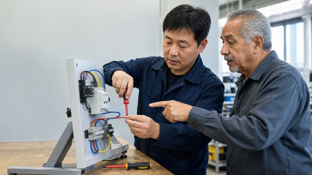Prison Reentry Job Training Build Practices Securing Color Coded Wire