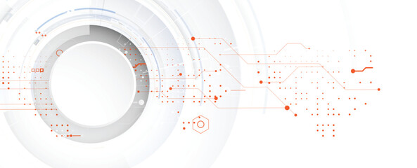 Obraz na płótnie Canvas Abstract technology backdrop for business presentations and scientific research