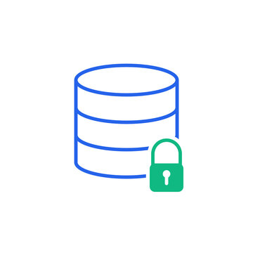 Secure Database Icon