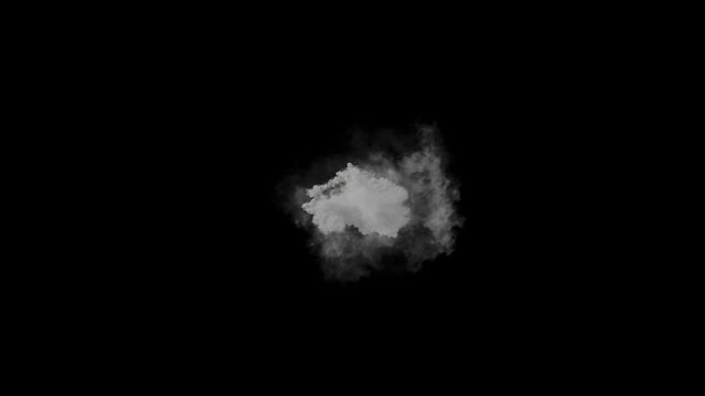 A small nuke explosion from close and looking up.