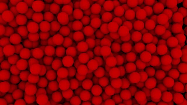 a Sphere Waves Background colliding and moving