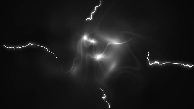 Flash fx animation featuring powerful thunder lightning strikes, neon plasma energy burst, electric spark discharge, glowing shockwave, hand drawn anime explosion overlay, cinematic visual effects 4k