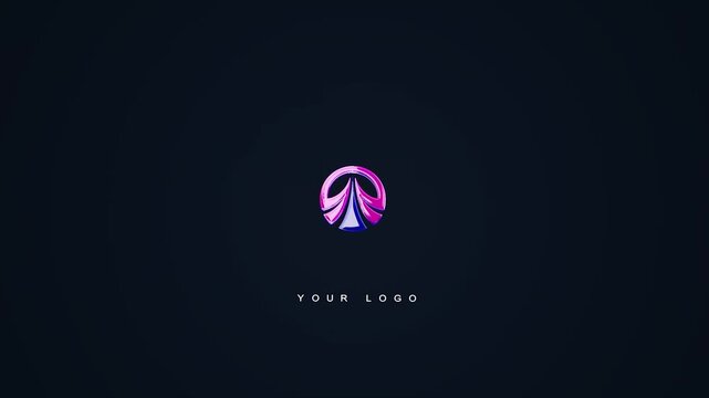 3d cinematic 4k high fps hyper energetic neon glowing light clean modern logo animation. a perfect modern stylish presentation to your brand.