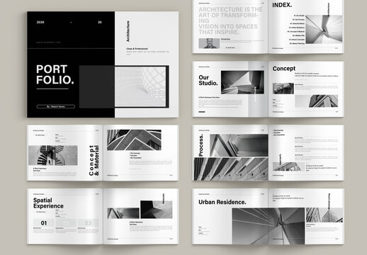 Architecture Portfolio Landscape Template