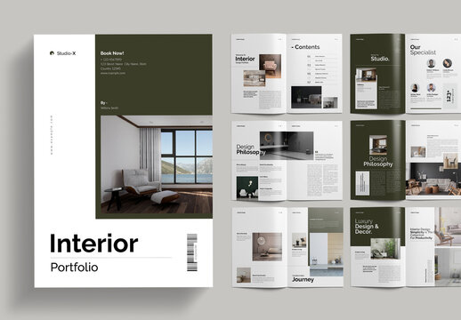 Interior Design Portfolio Template