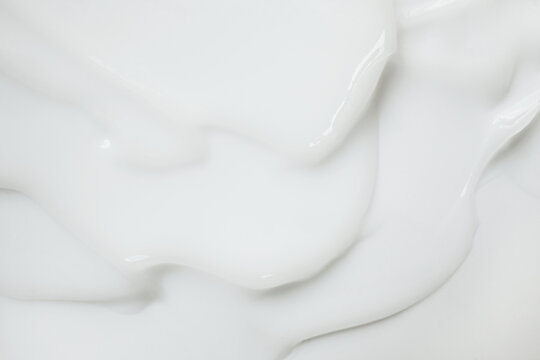 White beauty cream smear texture