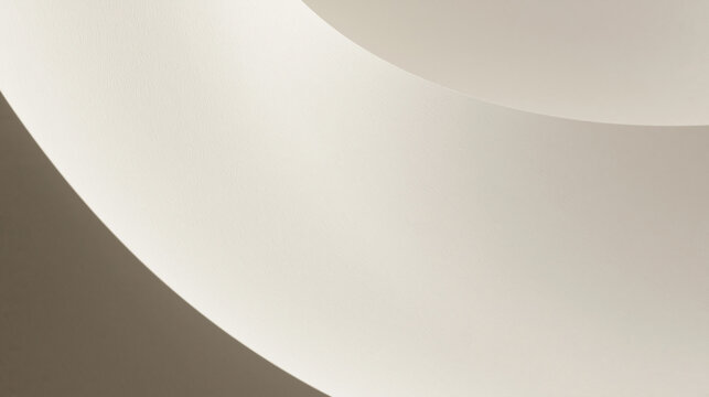 Minimalist Abstract Curved Surfaces with Soft Lighting