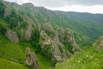 Obraz premium Path of the Ancestors or Shaman Trail in Khakassia
