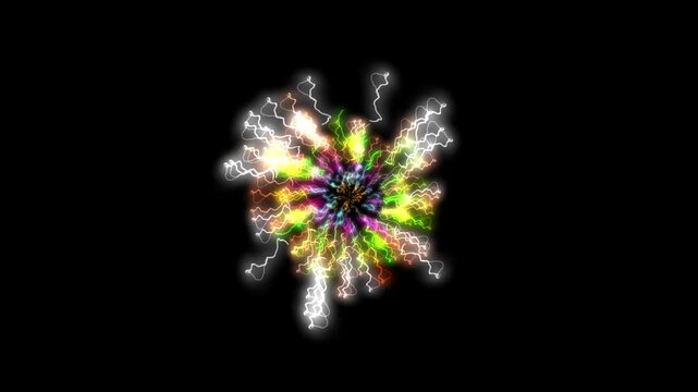 Spinning Crazy Lines Abstract Background