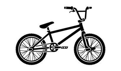 Obraz premium BMX Bicycle Flat Vector Icon