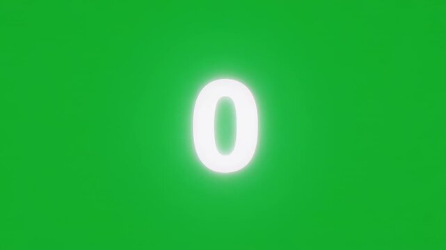 Green progress bars with glowing white numbers indicating growth and decline in business finance