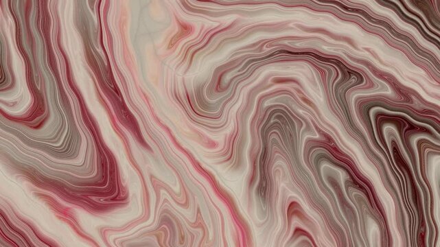 Abstract Orange and Pink Neon Marble 15s Seamless Loop Animation