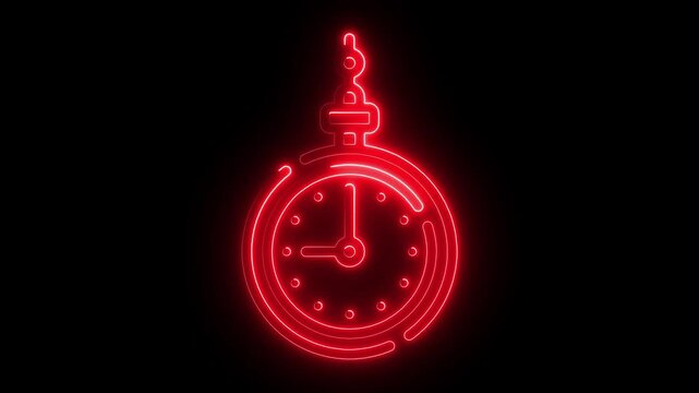  Glowing fluorescent vector icon outline. symbol, graphic, design, 