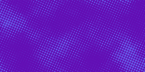 Purple and violet pop art background with retro comic halftone dots. Premium vector illustration perfect for banners, posters, branding, packaging, websites, and digital marketing. © Mat Sodik