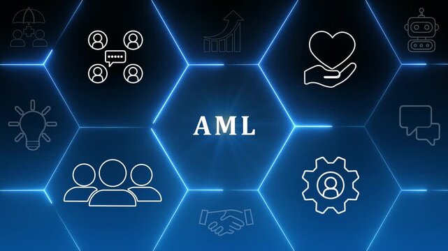 Anti Money Laundering (AML) regulations and compliance concept. Turning to regulatory web data to enhance AML compliance and mitigate liability. Fighting dirty money and illicit financial flows.4k