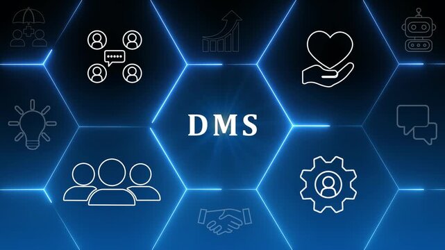 Document Management System (DMS). Accelerate digitalization. Used digital documents to search, store, archive and manage and to reduce paper. Solution for paperless office. Digital business process.4k