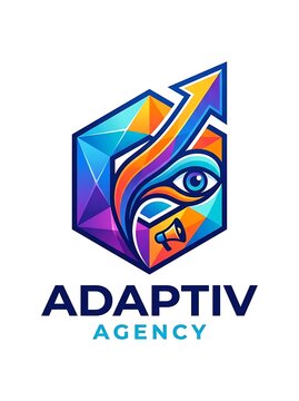 Abstract Business Logo Design Vector with Creative Corporate Identity Icon Symbol Template Color Shape Illustration Element Concept