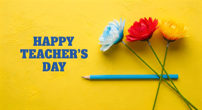 Teacher appreciation floral bouquet with chalkboard message. Bright hand-tied flowers celebrating educators on special day.
