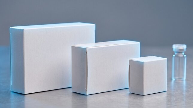 Blank medicine cartons for market segmentation planning