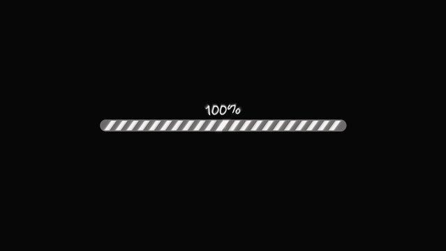 Minimalist loading bar features a modern layout. This minimalist loading bar represents network data security. Abstract minimalist loading bar design.