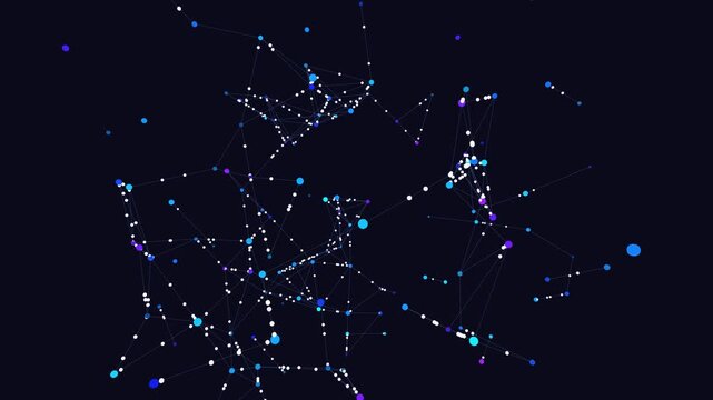 Smooth Wireframe Infinity Loop Gradient Seamless 4K