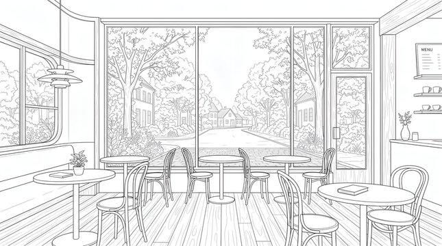 塗り絵用のイラスト