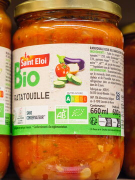 Saint Eloi Bio vegetable canned products. Ratatouille