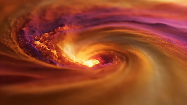 Abstract swirling vortex of vibrant colors resembling a cosmic phenomenon.