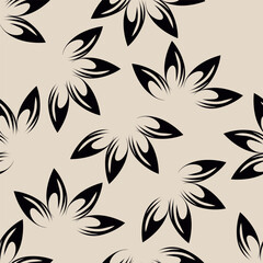 Fototapeta premium geometric ethnic vintage texture vector art design. textile fashion pattern line ikat seamless pattern and batik fabric texture asian background wallpaper geometry indian. Ethnic abstract ikat art