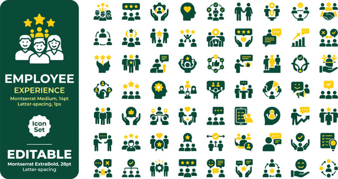 Flat design employee management infographic template