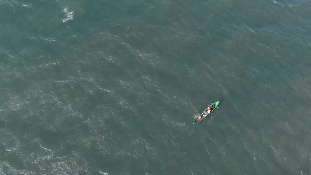 The fishermen have no choice but to head out to sea in their wooden boats, using only oars, even as they struggle against towering waves in gale-force winds&mdash;all for the sake of their families