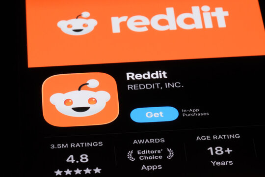 Shanghai,China-July 30th 2026: Reddit app icon and brand logo