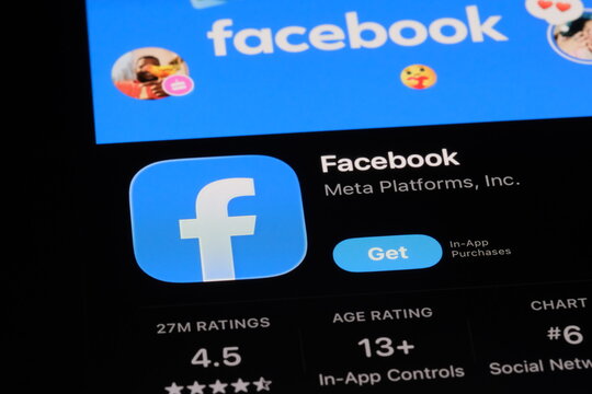 Shanghai,China-July 30th 2026: Facebook app icon and brand logo 