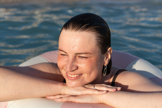 Sun-warmed happiness at the water's edge