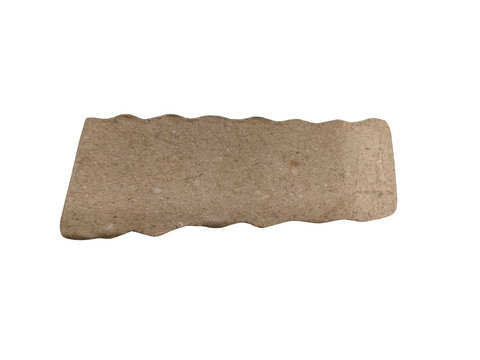 Rough natural clay tablet
