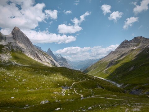 high mountain landscape