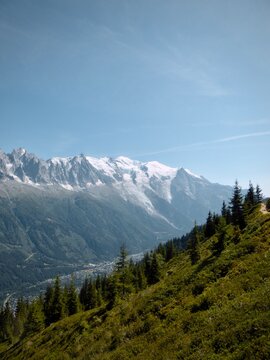 mountain landscape in the alps