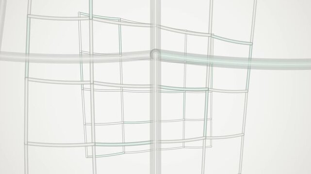 Premium Adaptive Parametric Framework Generative 3D Architecture 4K Loop