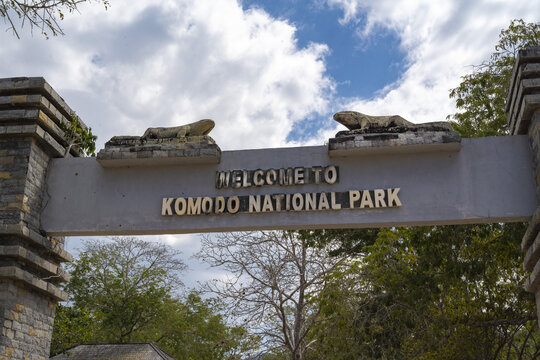 Entr&eacute;e du parc national de Komodo