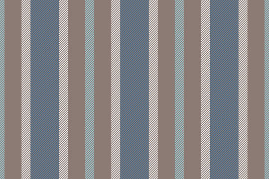Vpg stripe fabric textile, screen pattern lines texture. Vthnic vector background vertical seamless in pastel and cyan colors.
