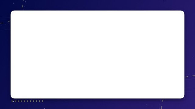 Rounded rectangular frame for video overlay design