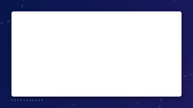 Digital frame overlay with glitch effect motion