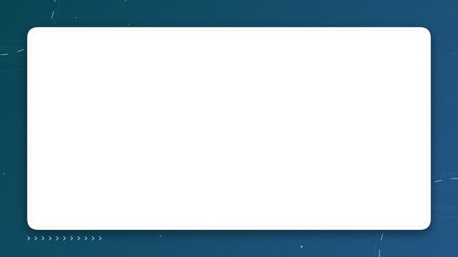 Rounded rectangle frame for digital video overlay