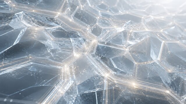 Abstract digital background featuring glowing light trails and interconnected nodes representing global communication networks and data flow