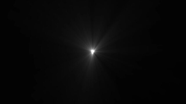 Abstract CC Light Rays Glow Animation. Animations of the Sun's rays.  black background litter, shiny, bright, flare footage Isolated white light rays animation.