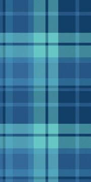 Poster seamless check vector, rich pattern tartan textile. Pyjamas texture background fabric plaid in cyan and teal colors.